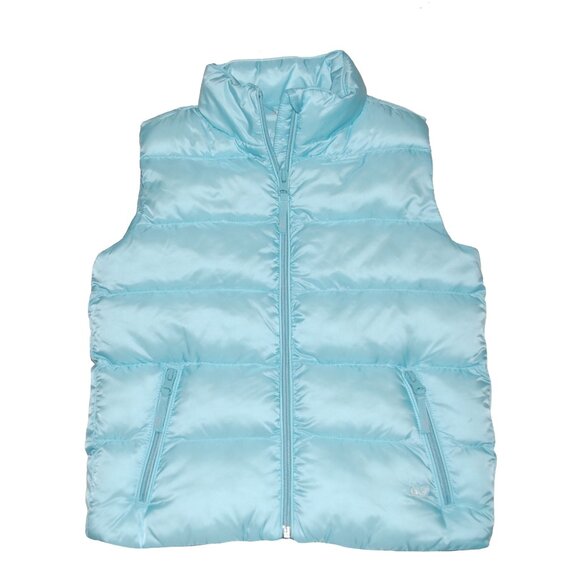 NWT Vineyard Vines Kids Girls Oversized Metallic Puffer Vest XS 5 - 6